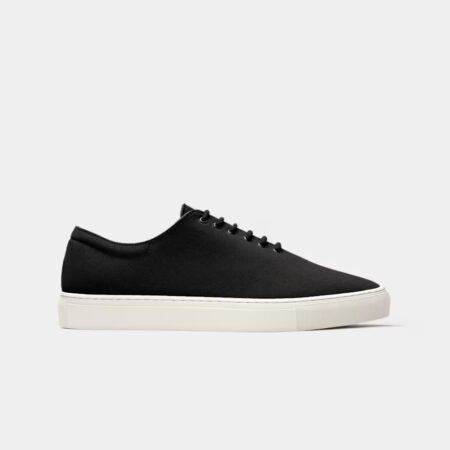 black sneakers